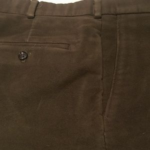 Lands End Green Moleskin Pants